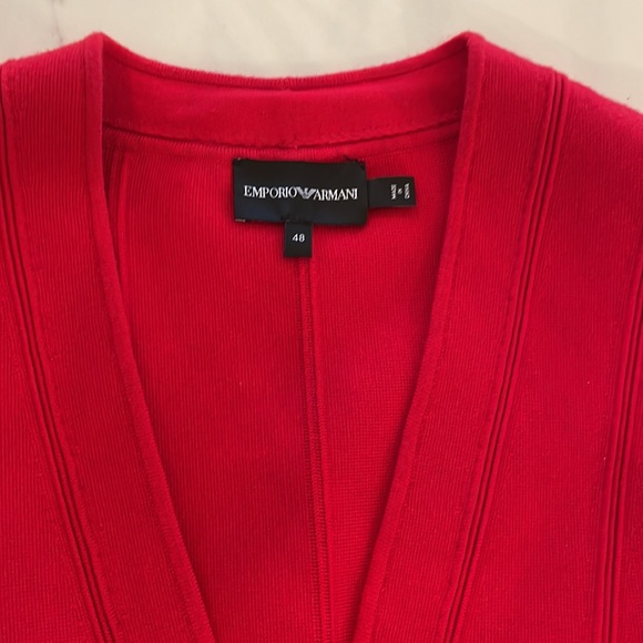 Emporia Armani zip up sweater women’s size 48 - Picture 2 of 4